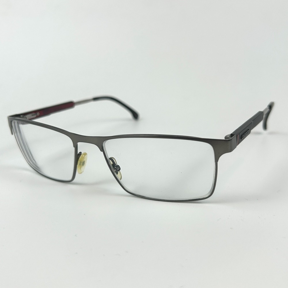 Carrera 8833 R80 Men's Eyeglasses Frame Gray Plastic Square Full Rim 56-17-145mm